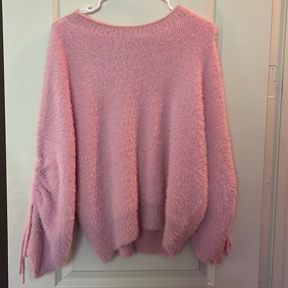 Furry Pink Sweater